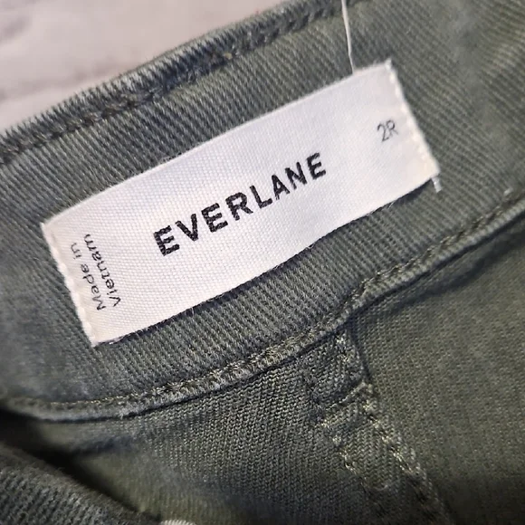 Everlane Utility Barrel Pant - Dark Forest - Size 2 - Picture 5 of 7